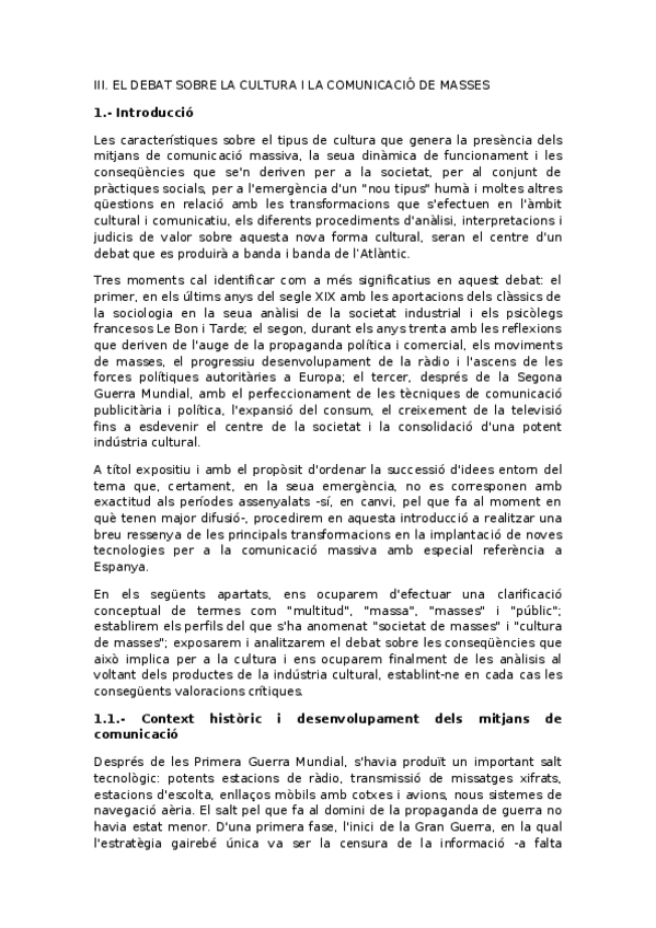 Miniatura del documento TEMA 3 (El debat sobre la cultura i la comunicació de masses).docx