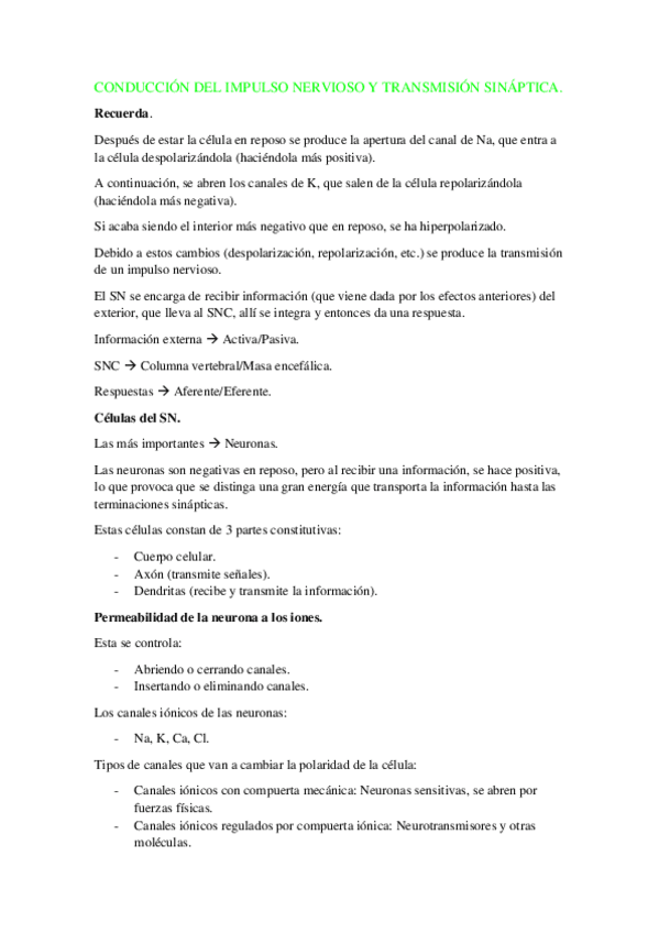 Miniatura del documento 5. CONDUCCIÓN DEL IMPULSO NERVIOSO Y TRANSMISIÓN SINÁPTICA.docx