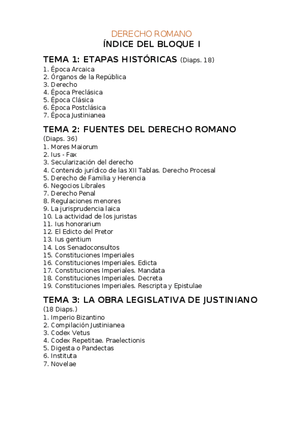 Miniatura del documento ÍNDICE DERECHO ROMANO BLOQUE I.docx