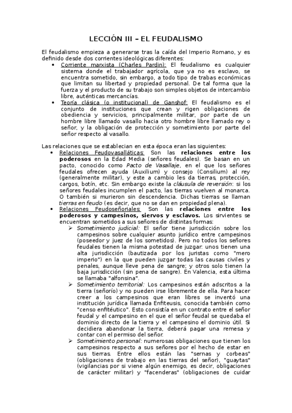 Miniatura del documento LECCIÓN 3 - EL FEUDALISMO.odt
