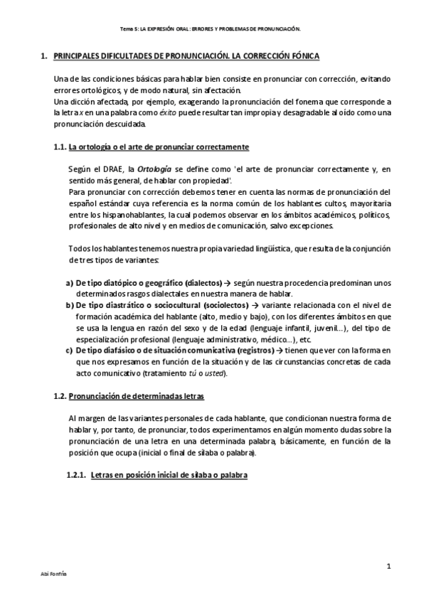 Miniatura del documento COELE Tema 5 La expresión oral. Errores y problemas de pronunciación.pdf