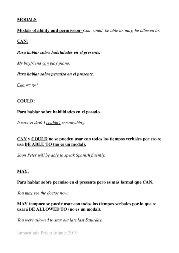 Miniatura del documento Modales.odt