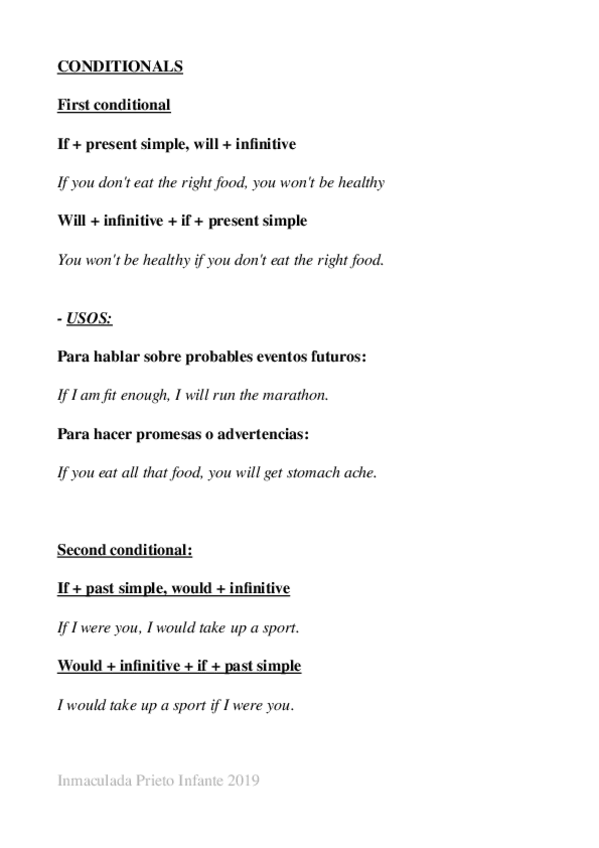 Miniatura del documento Condicionales.odt