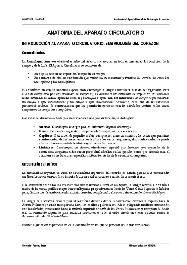 Miniatura del documento Aparato circulatorio + embriologia.pdf