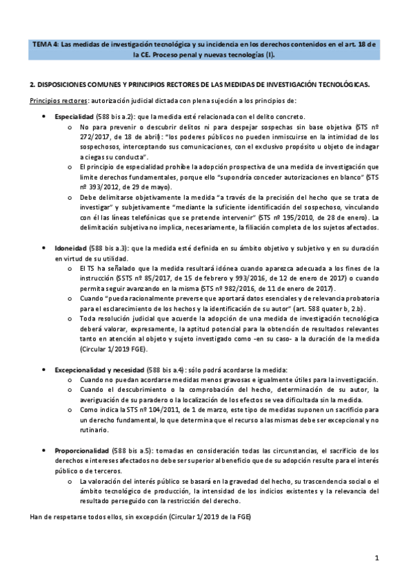 Miniatura del documento TEMA 4. Las medidas de investigación tecnológica y su incidencia en los derechos contenidos en el art. 18 de la CE. Proceso penal y nuevas.pdf