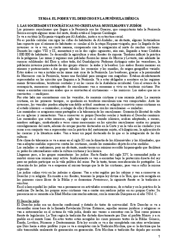 Miniatura del documento TEMA 6. EL PODER Y EL DERECHO EN LA PENÍNSULA IBÉRICA.pdf