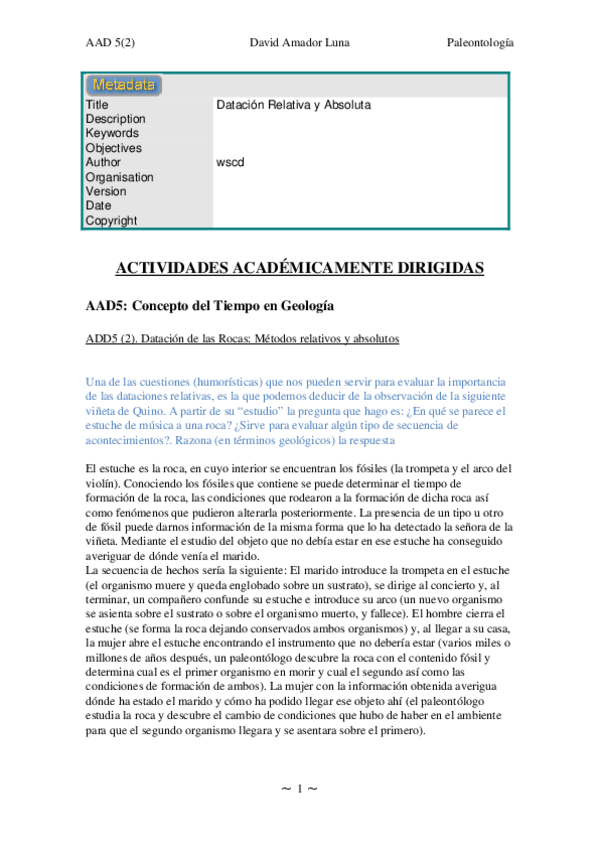 Miniatura del documento AAD5(2). Métodos de Datación - David Amador Luna.doc