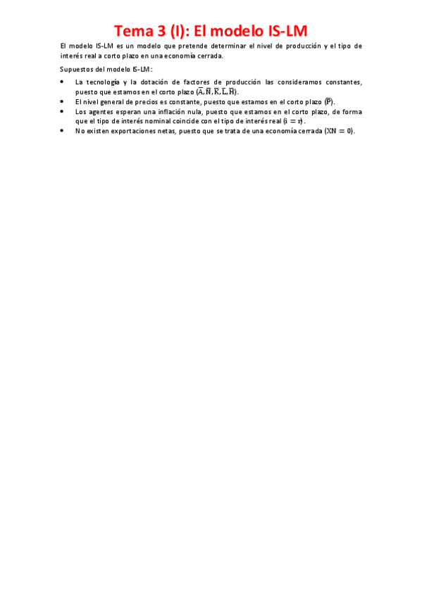 Miniatura del documento Tema 3 (I) - El modelo IS-LM.pdf