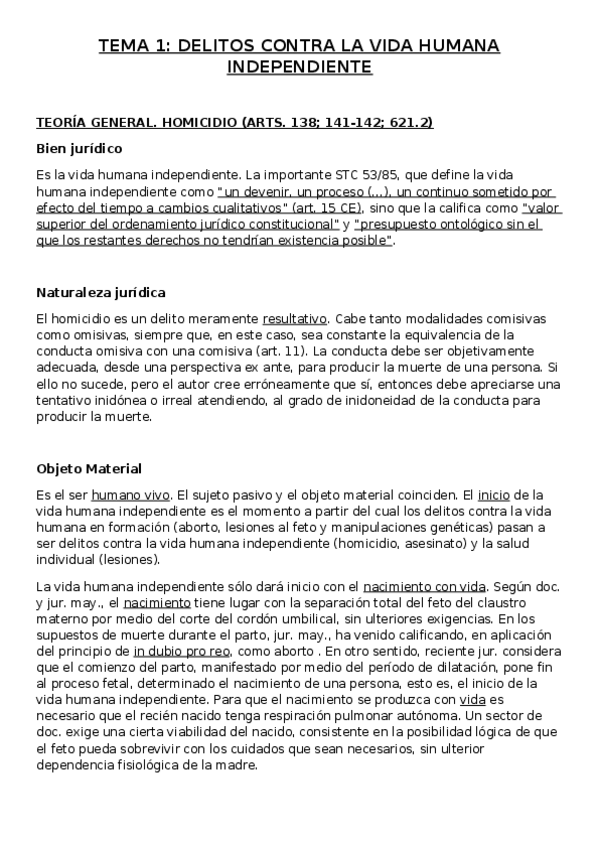 Miniatura del documento Tema 01 Delitos contra la vida humana independiente (Autoguardado).docx