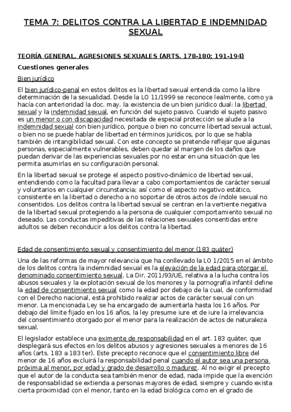 Miniatura del documento Tema 07 Delitos contra la libertad e indemnidad sexual.docx