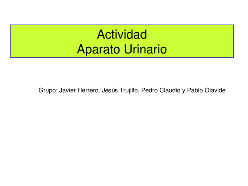 Miniatura del documento Actividad Urinario 19.ppt