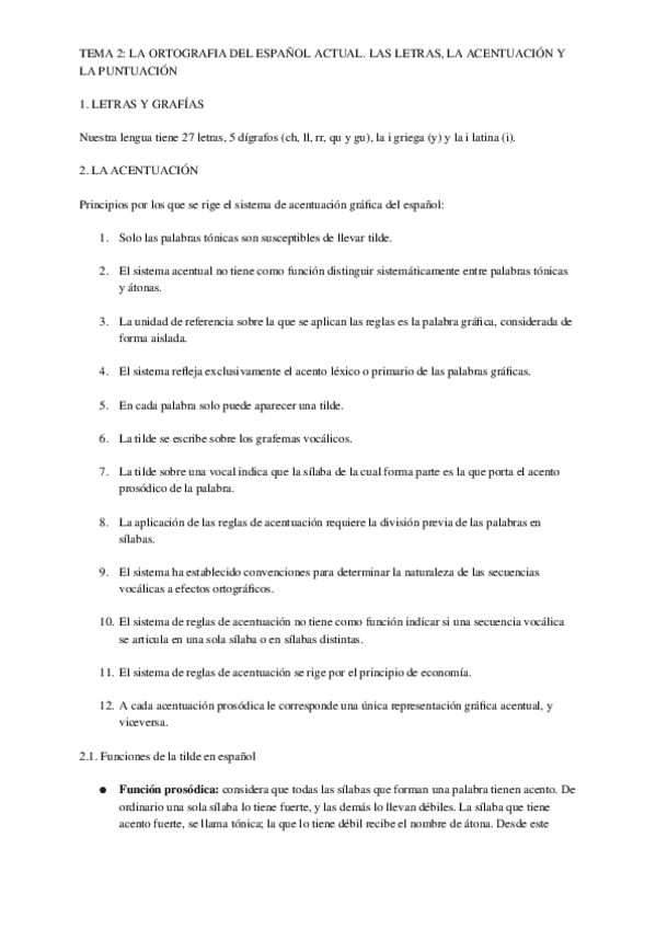 Miniatura del documento Tema 2_ la ortografía del español actual. Las letras- la acentuación y la puntuación.docx
