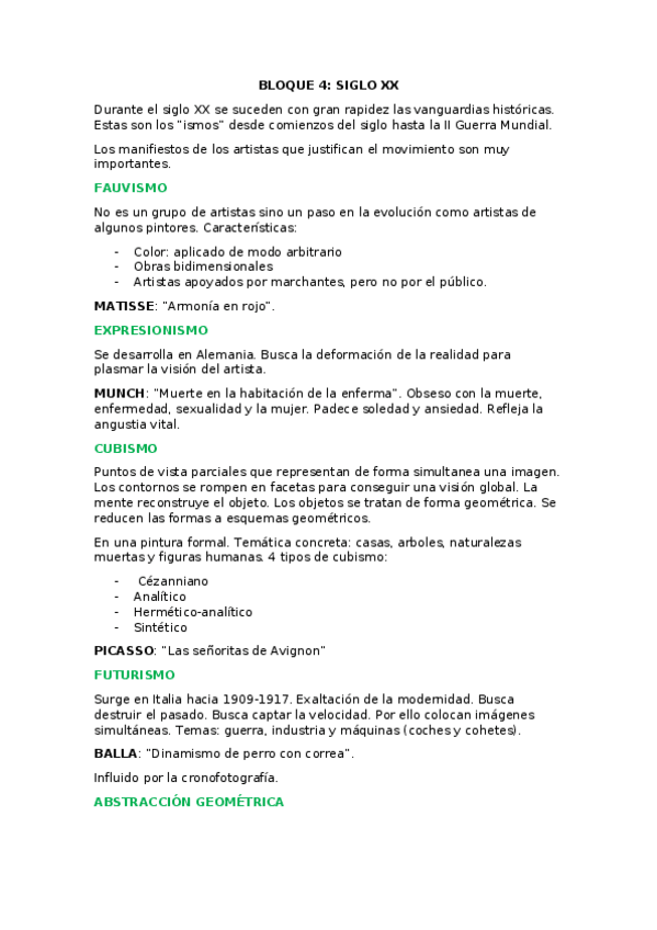 Miniatura del documento Arte-Bloque-4-Siglo-XX.docx