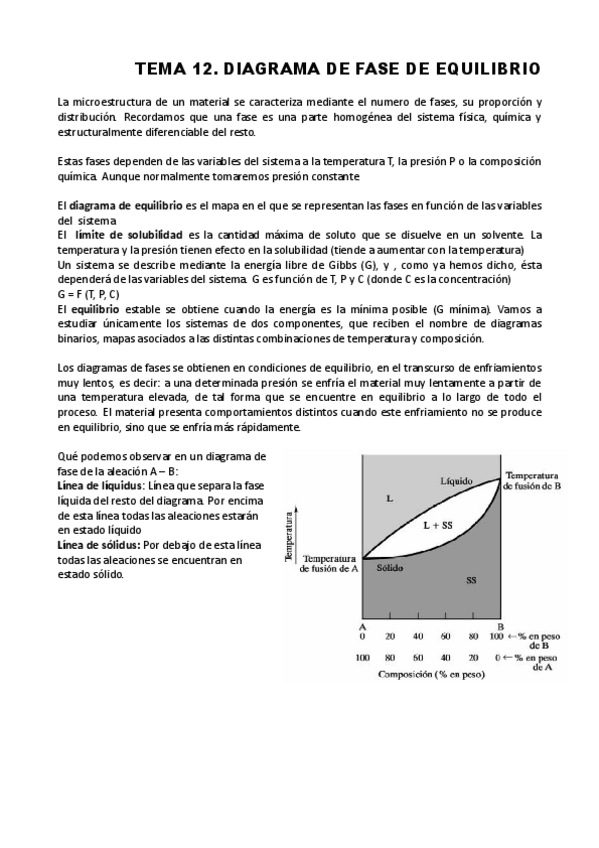 Miniatura del documento TEMA 12. DIAGRAMAS DE FASE DE EQUILIBRIO.pdf