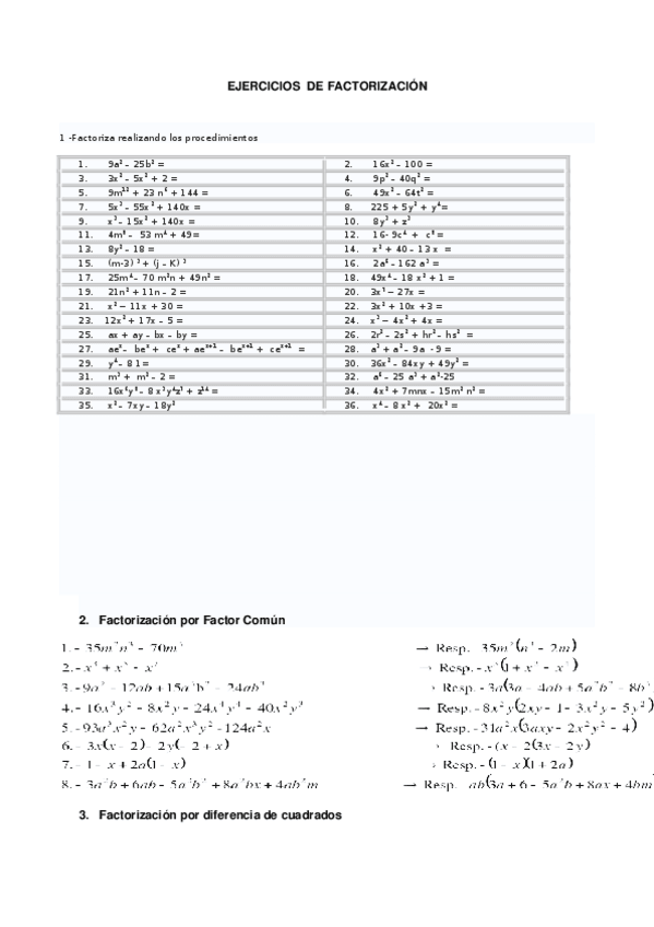 Miniatura del documento EJERCICIOSDEFACTORIZACION.doc