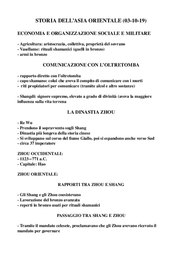 Miniatura del documento Storia-della-Cina-dinastia-Zhou.odt