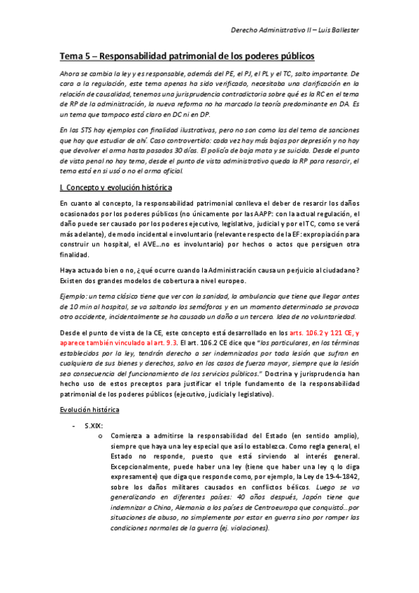 Miniatura del documento Tema 5 - Responsabilidad patrimonial de los poderes públicos.pdf