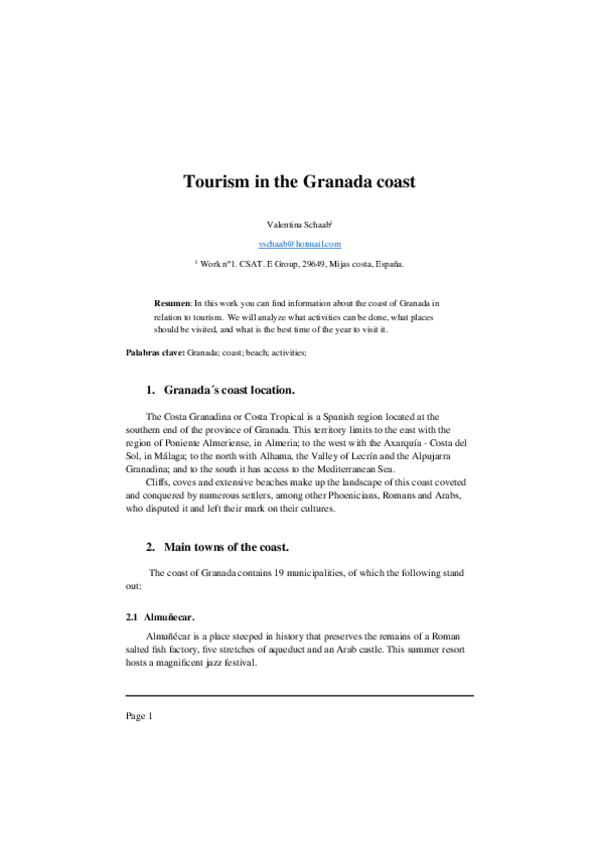 Miniatura del documento Tourism-in-the-Granada-coast.docx