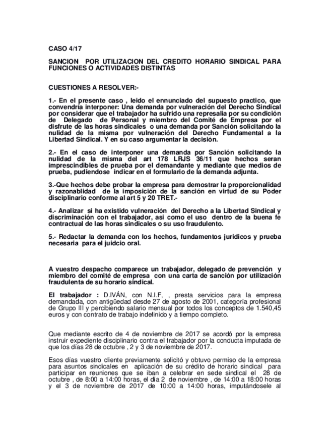 Miniatura del documento CASO-4-17-SANCION-Y-CREDITO-HORARIO-SINDICAL.odt