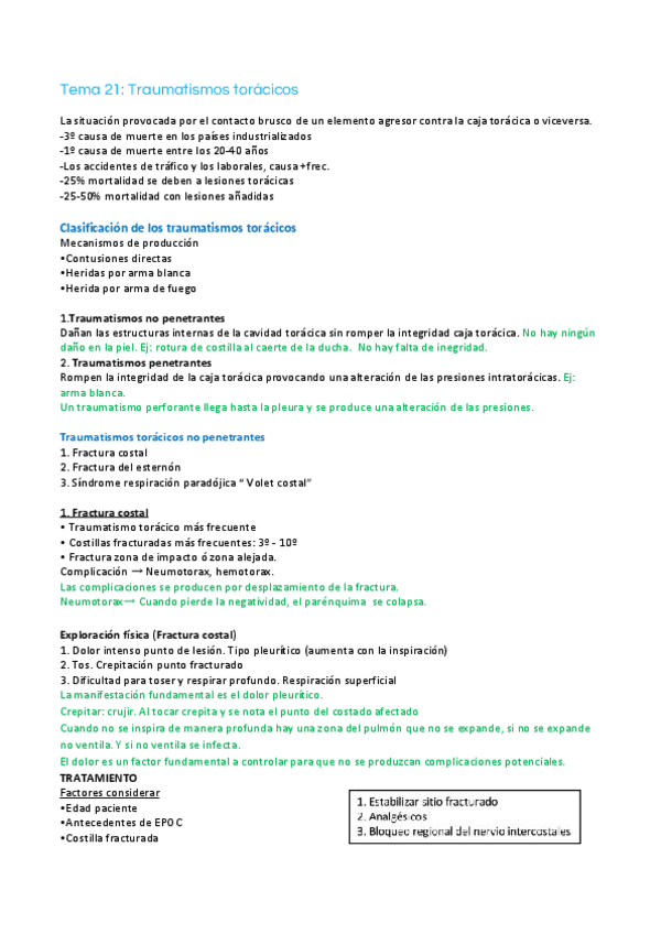 Miniatura del documento Tema21 TRAUMATISMO TORACICO.pdf