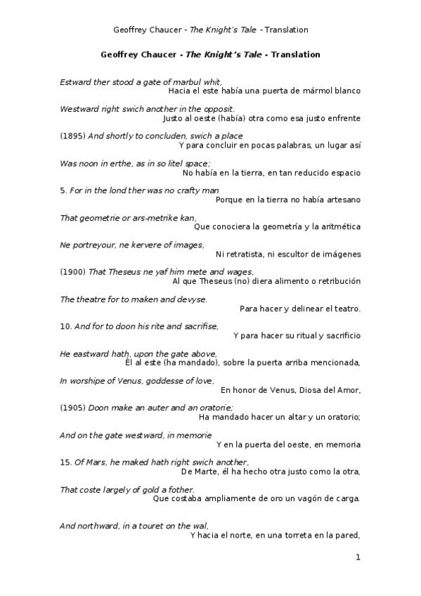 Miniatura del documento Geoffrey-Chaucer-The-Knights-Tales-Translation.doc