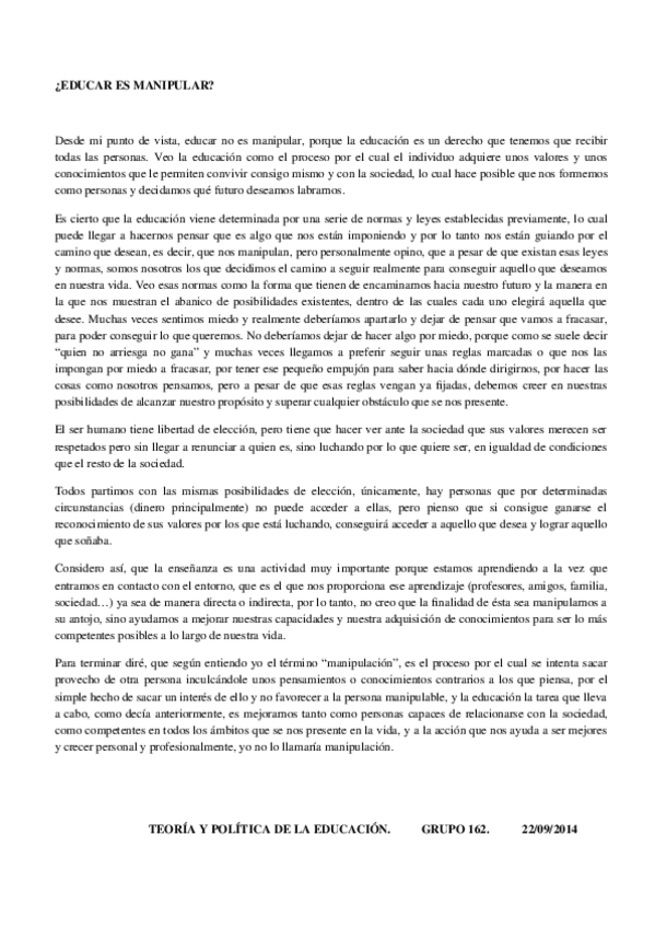 Miniatura del documento Reflexion-Educar-es-manipular.docx