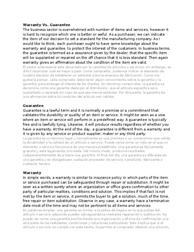Miniatura del documento Warranty-Vs.rtf