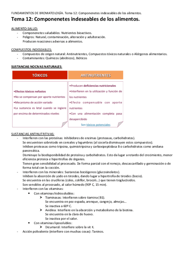 Miniatura del documento Tema-12-Componentes-indeseables-de-los-alimentos.pdf