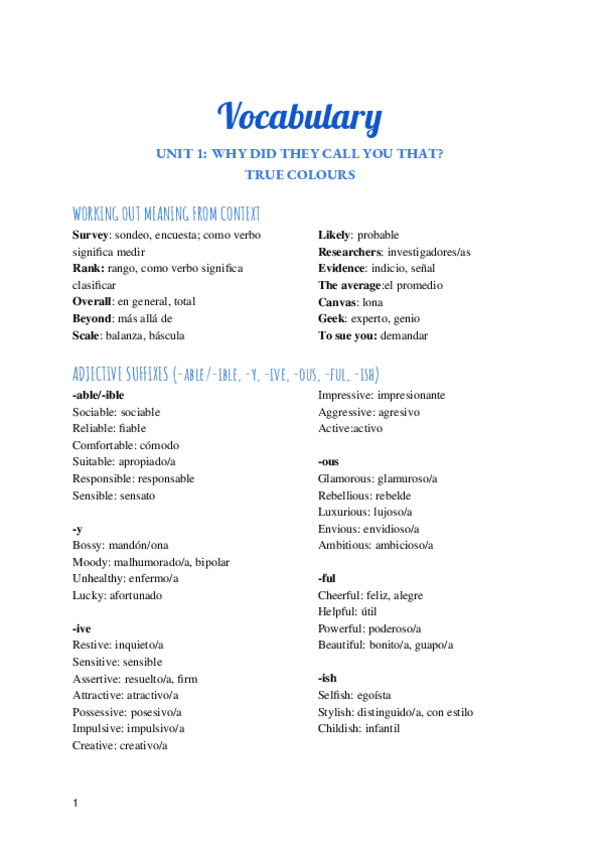 Miniatura del documento Vocabulary.docx