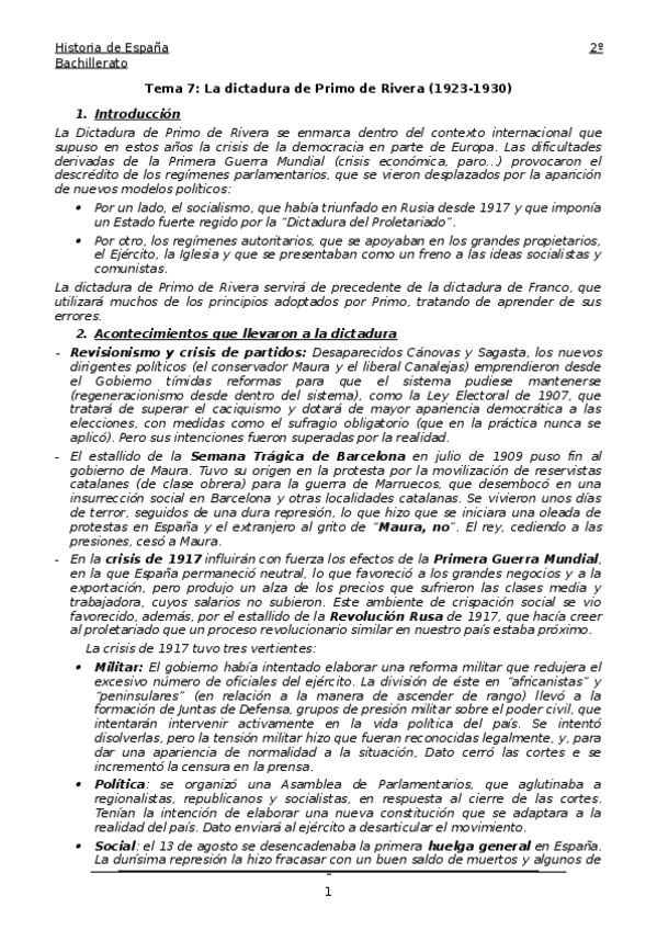 Miniatura del documento Tema-7COMPLETO-La-dictadura-de-Primo-de-Rivera.docx