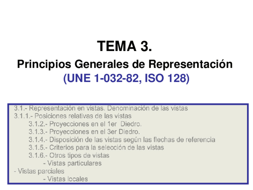 Miniatura del documento TEMA 3. VISTAS UNE 1032.ppt