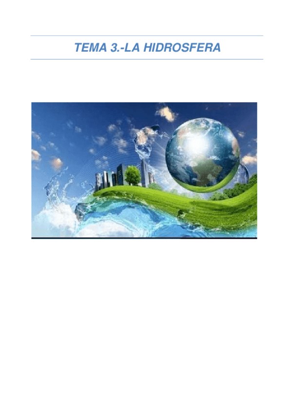 Miniatura del documento Tema 3: La Hidrosfera.pdf