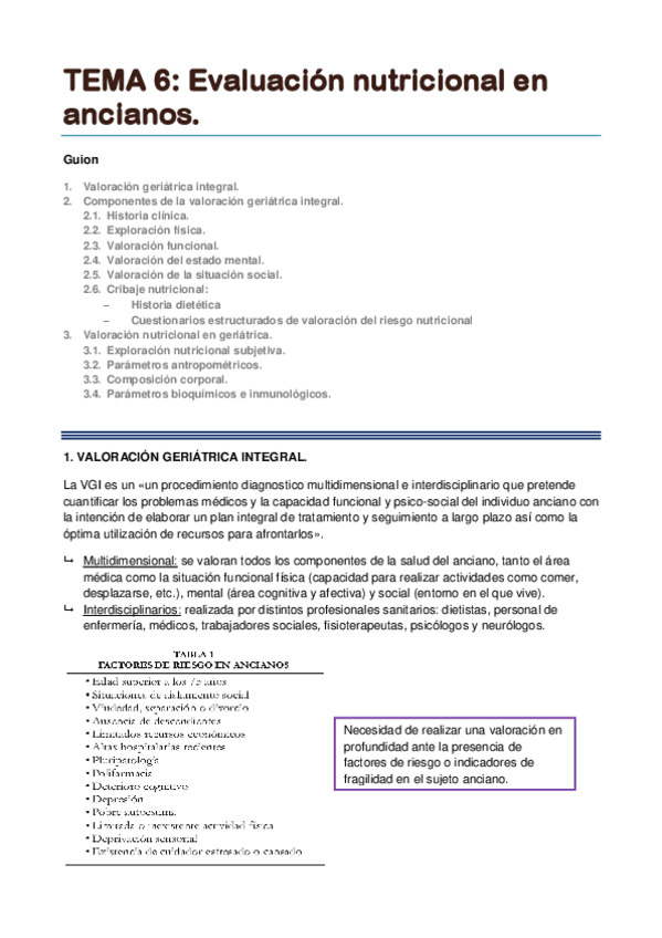 Miniatura del documento TEMA 6. Evaluación nutricional en ancianos.pdf