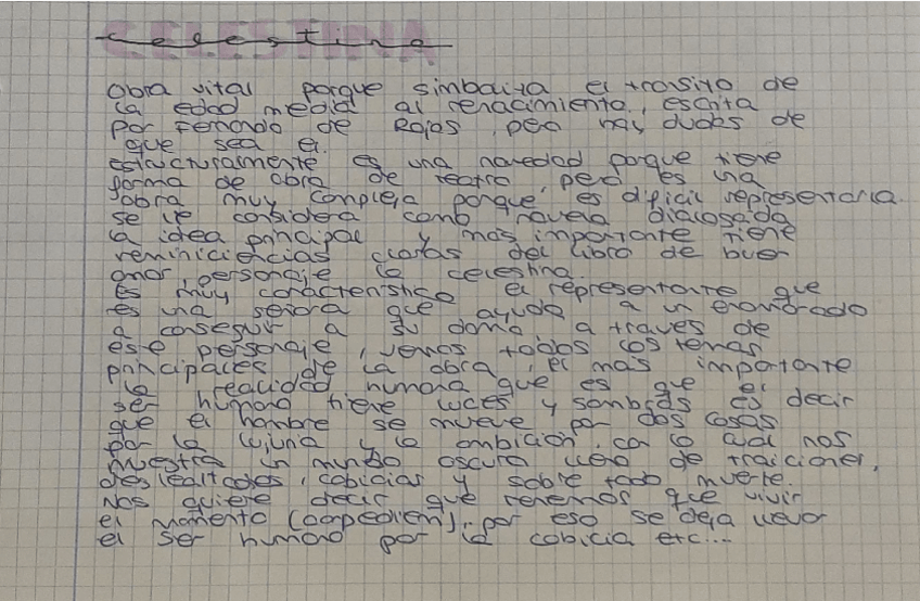 Miniatura del documento Apuntes de la Celestina