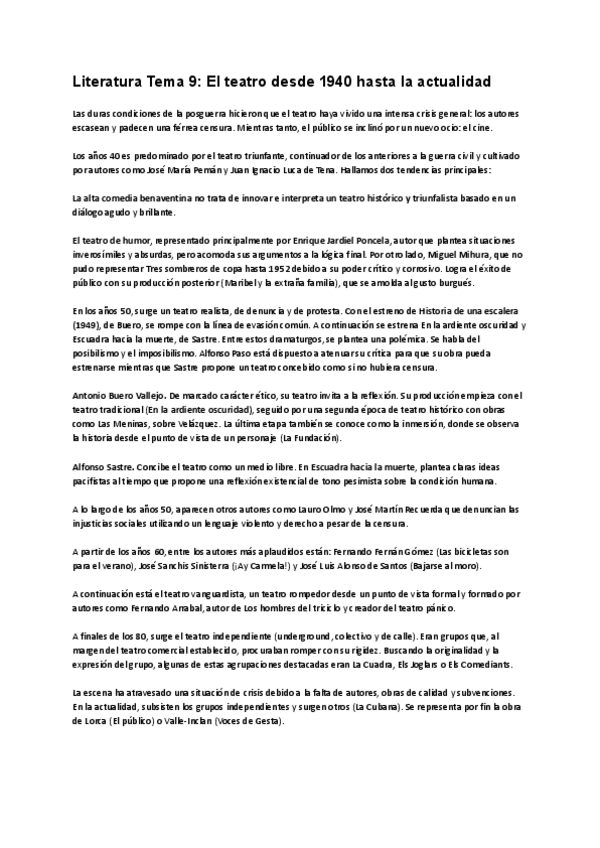 Miniatura del documento Literatura-EBAU-Tema-9-El-teatro-desde-1940-hasta-la-actualidad.pdf