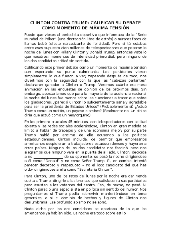 Miniatura del documento CLINTON CONTRA TRUMP.docx