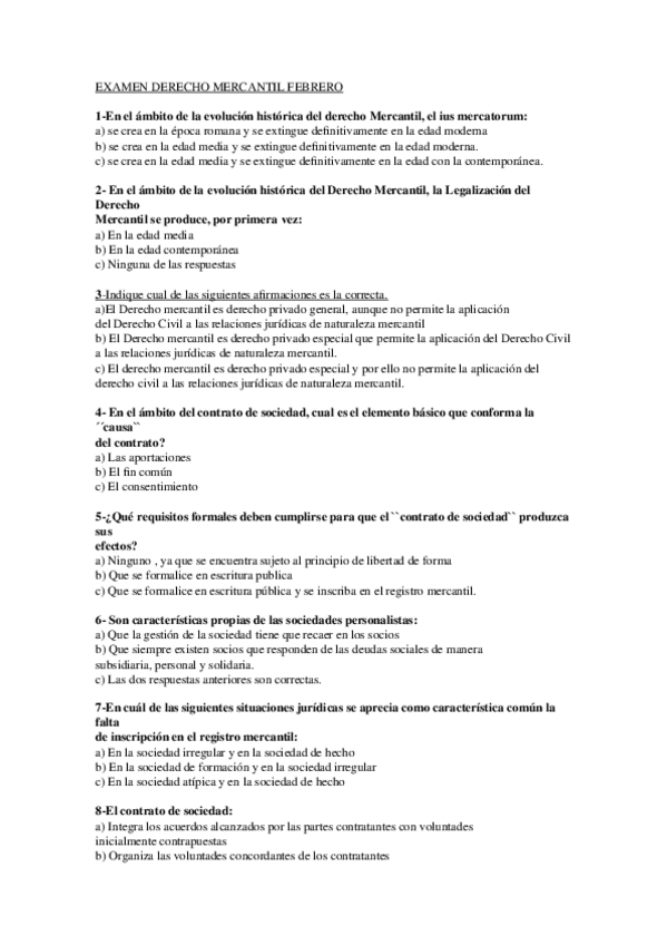 Miniatura del documento EXAMEN DERECHO MERCANTIL FEBRERO.docx