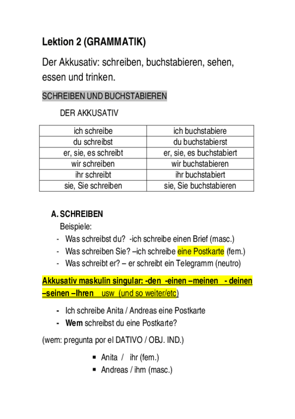 Miniatura del documento LEKTION 2 GRAMMATIK der Akkusativ.docx