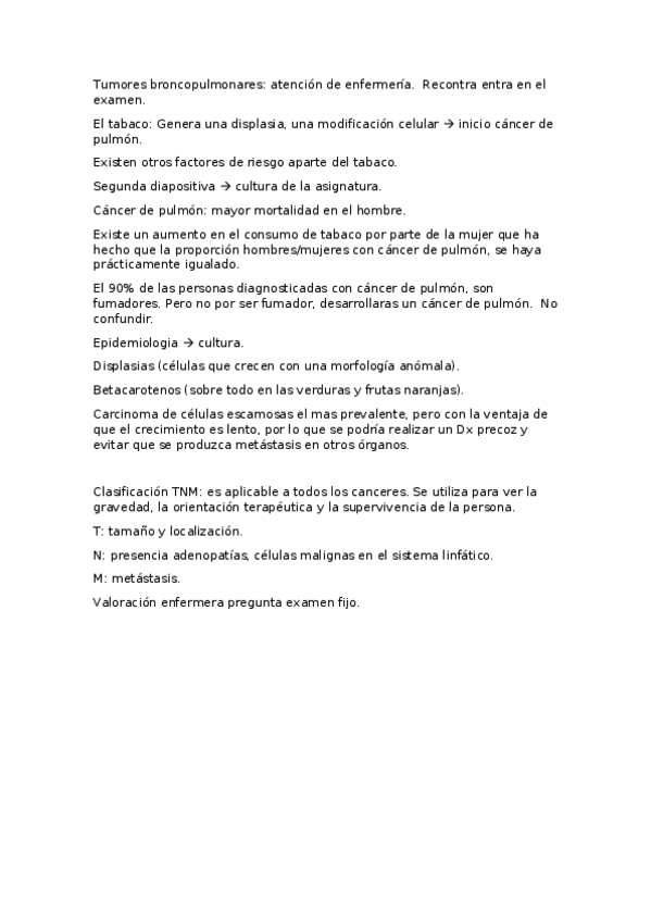 Miniatura del documento Tumores broncopulmonares.docx