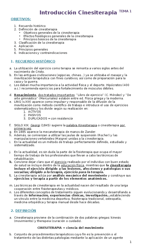 Miniatura del documento Tema 1. Introducción Cinesiterapia.docx