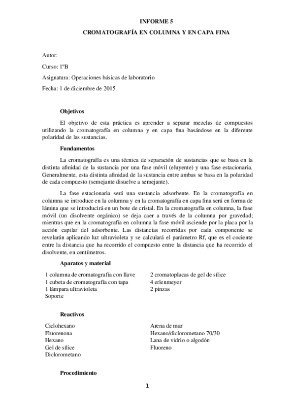 Miniatura del documento Cromatografía en columna y en capa fina - copia.odt