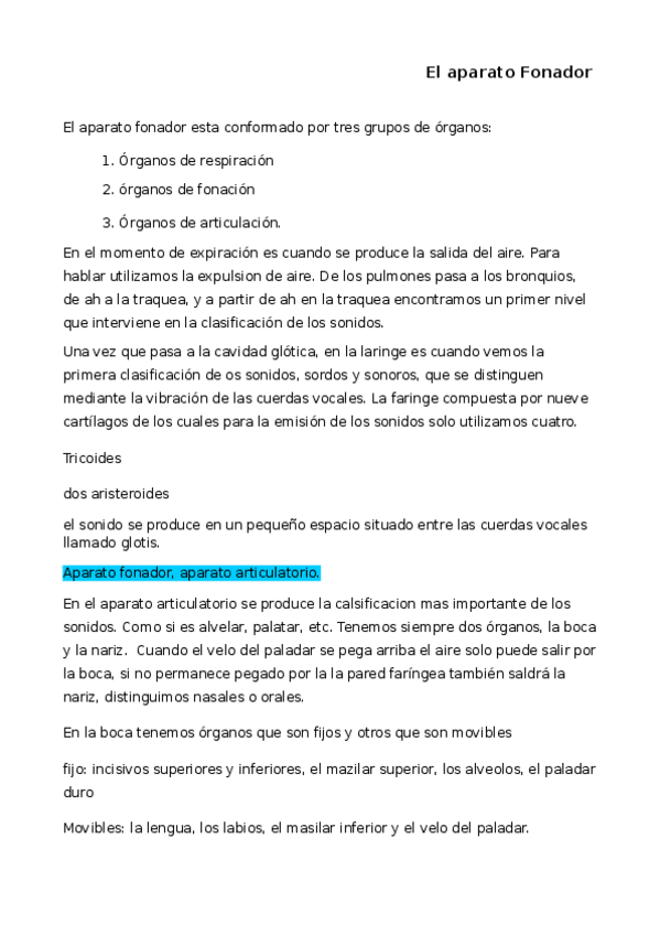 Miniatura del documento Fonetica articulatoria.odt
