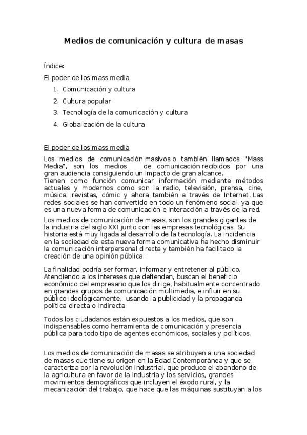 Miniatura del documento Medios de comunicación y cultura de masas.odt