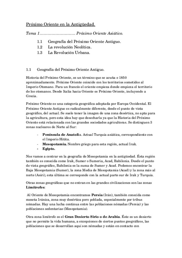 Miniatura del documento Próximo Oriente en la Antigüedad.docx