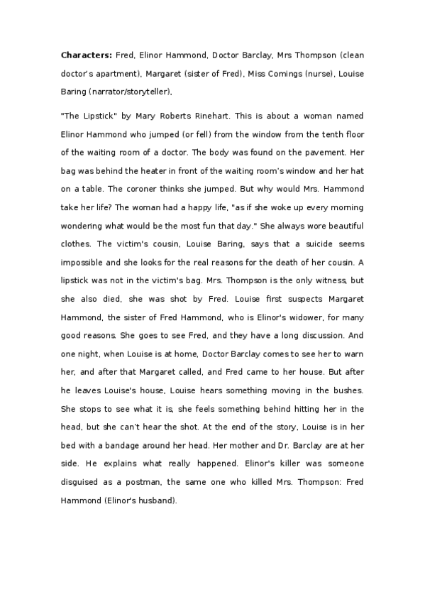 Miniatura del documento The Lipstick.docx