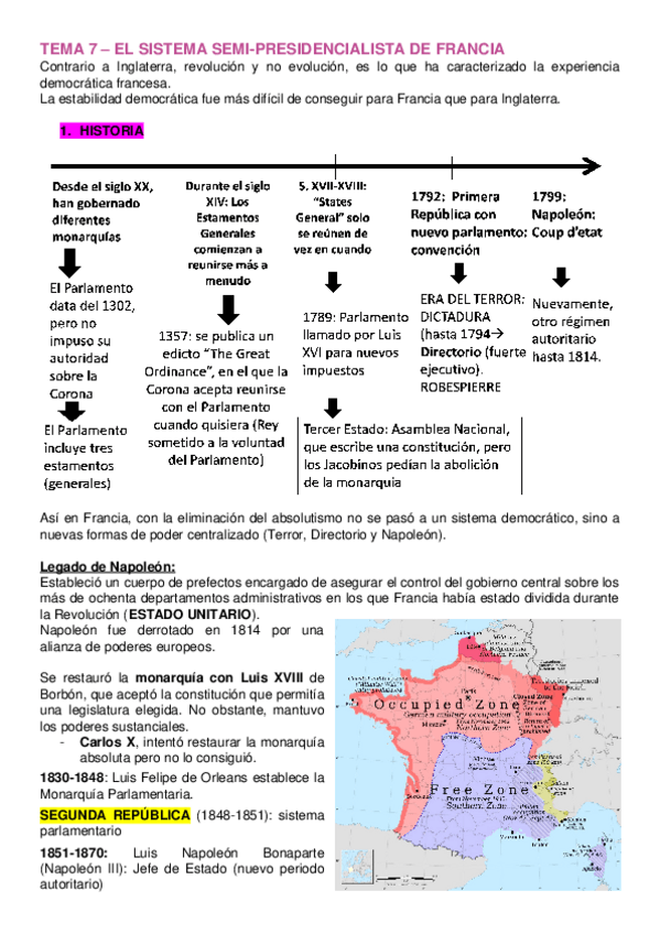 Miniatura del documento TEMA 7 – EL SISTEMA SEMIPRESIDENCIALISTA FRANCÉS.docx