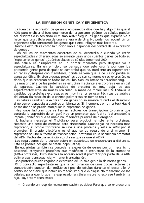 Miniatura del documento Tema4. Genética y Epigenética.odt