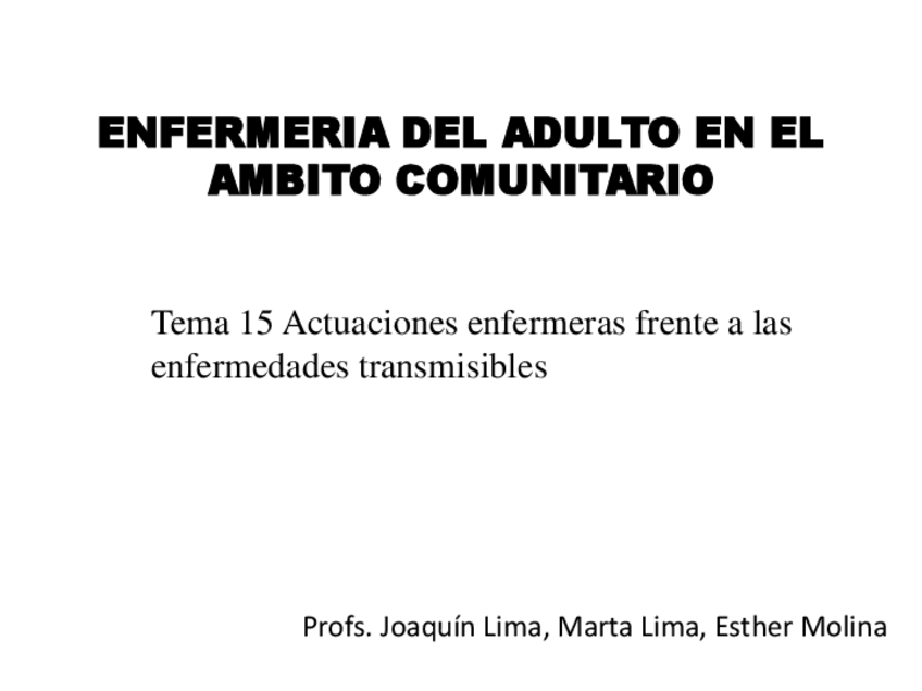 Miniatura del documento Tema 16. Introduccion a las enfermerdades transmisibles.pdf