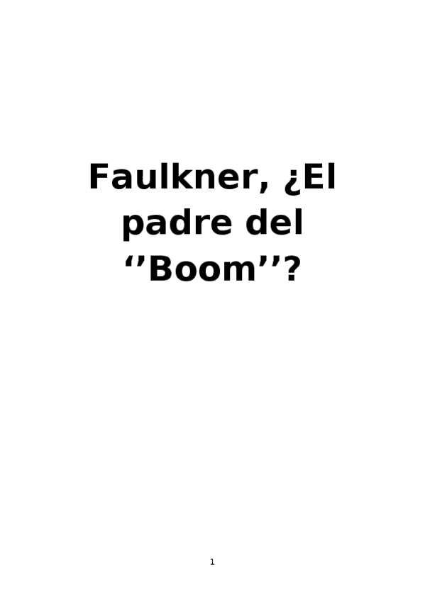 Miniatura del documento Faulkner el padre del Boom.docx