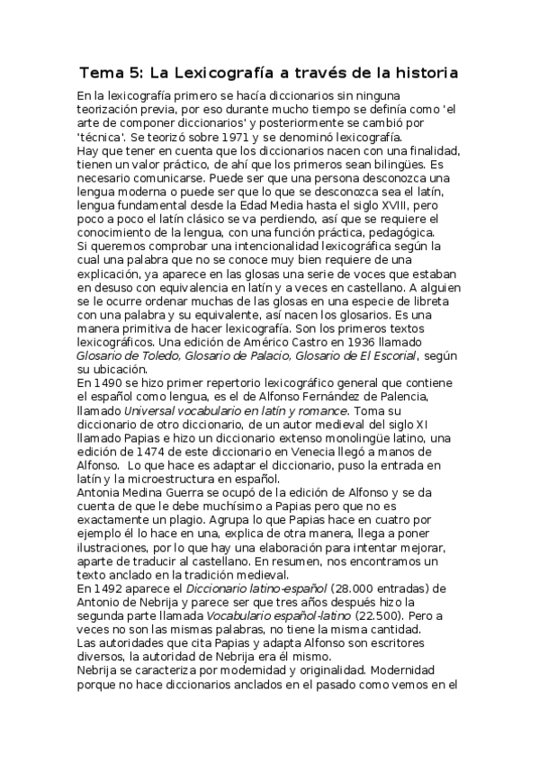 Miniatura del documento Tema 5-La lexicografía a través de la historia..docx